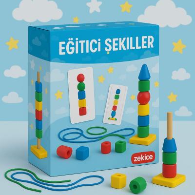 Eğitici Şekiller Oyunu Eğitici Dikkat Akıl Ve Zeka Oyunu